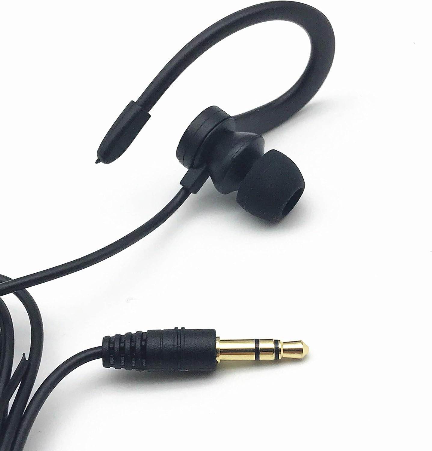 LINHUIPAD Single Side Earphone In-Ear Stereo to Mono Earbuds,3.5Mm Plug Ear Hook