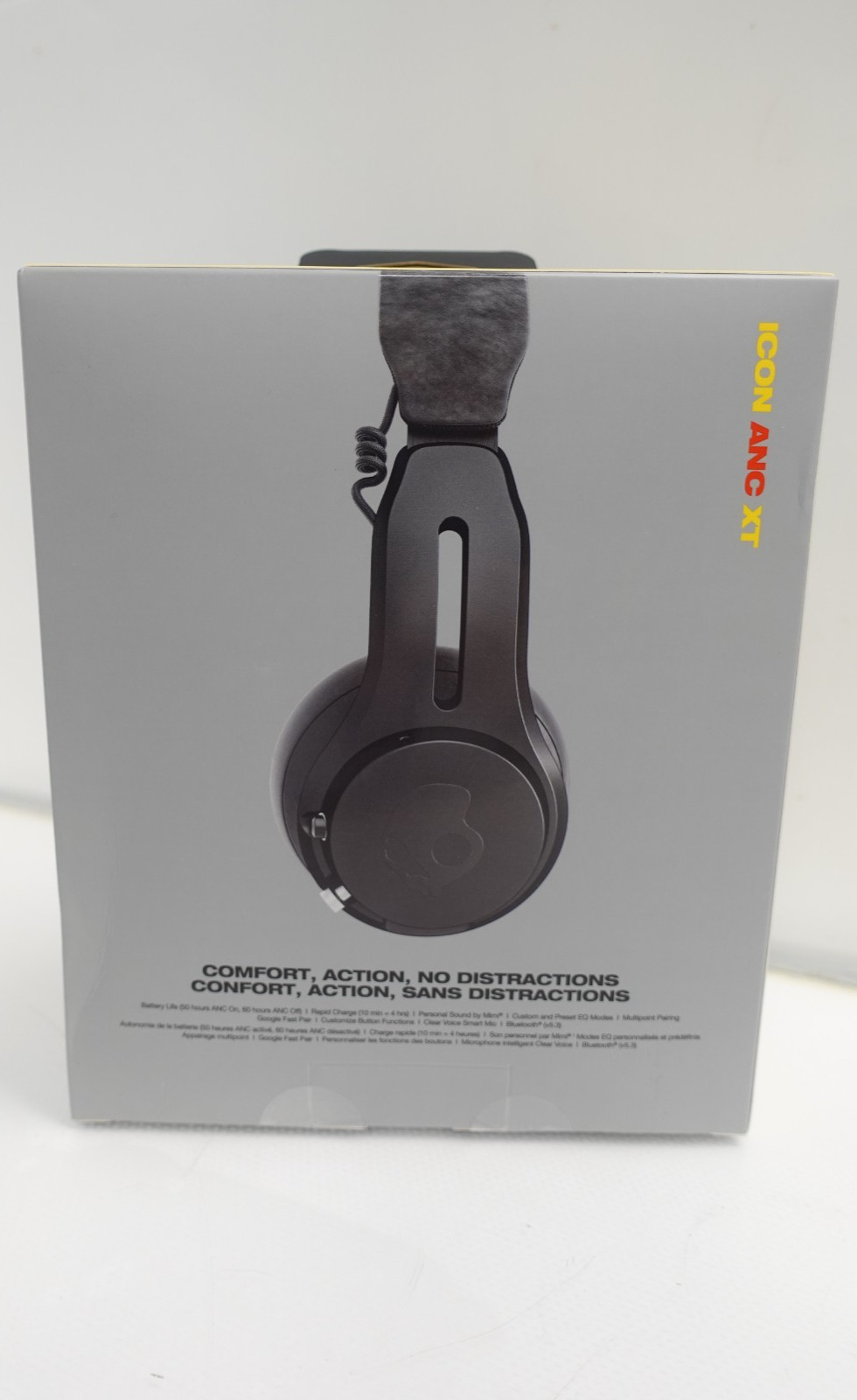 Skullcandy ICON ANC XT Bluetooth Headset Black W/ Noise Cancelling