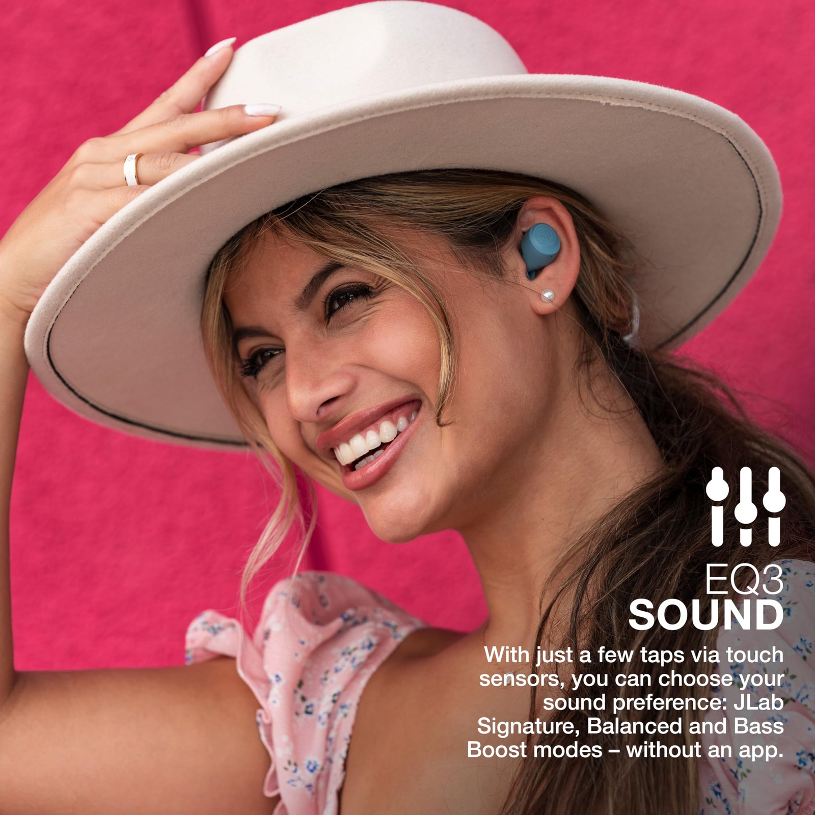 JLab Go Air Pop True Wireless Bluetooth Earbuds + Charging Case, Slate