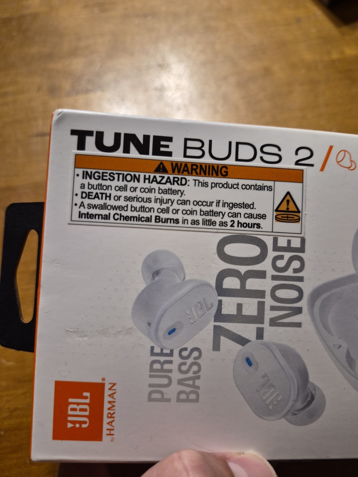 JBL White Tune Buds 2 Earbuds Perfect Fit Adaptive Noise Cancelling Zero Noise