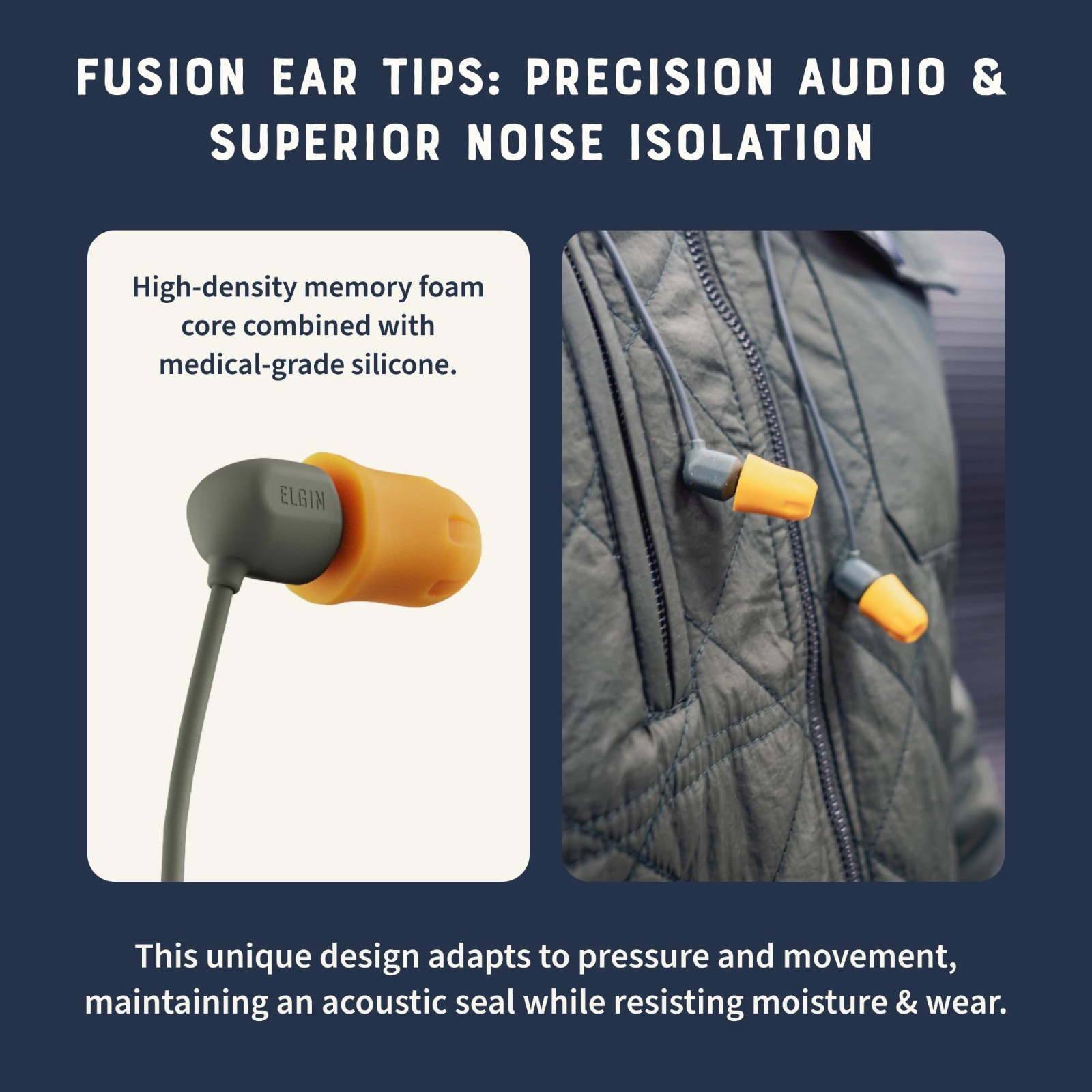 Bluetooth Noise Isolation Earbuds, OSHA Compliant Wireless Headphones, 31dB NRR,