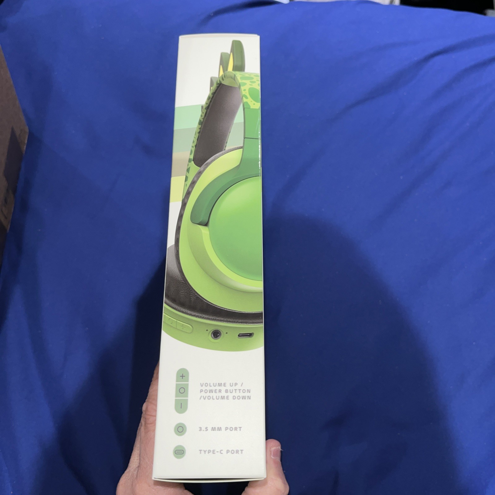 Lot of 6 – Art + Sound LED Light Up Dinosaur Wireless Headphones – New