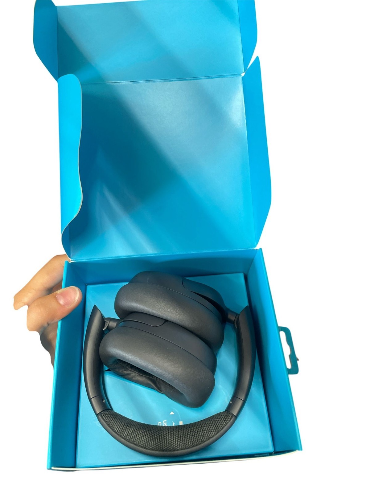 jlab jbuds lux anc wireless over ear headphone box opened/ but good item