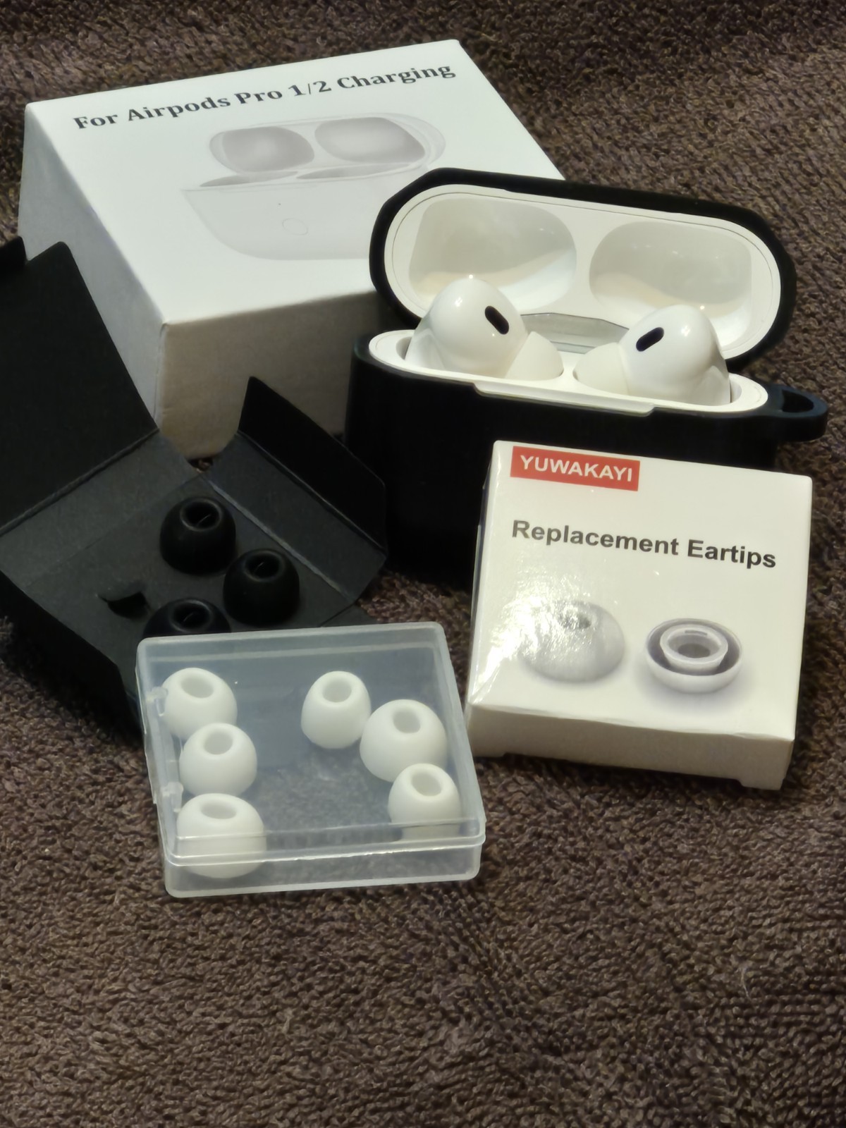 Apple AirPods Pro 1st Gen A2190 Charging Cases, Earbuds, Replacement Tips, More