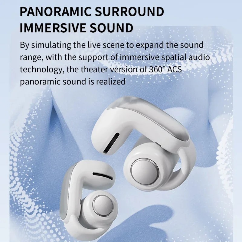 Ultra Open Earbuds True Wireless Open Earbuds – Black White USA ！
