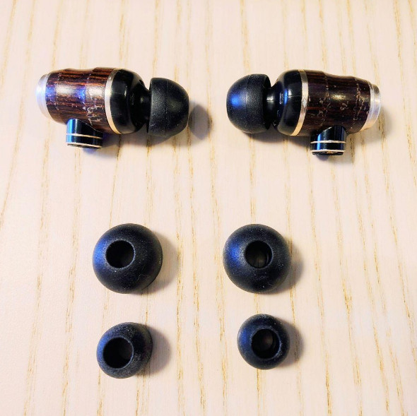 JVC Kenwood HA-FX850 Wood Stereo In-Ear Headphones Japan Used