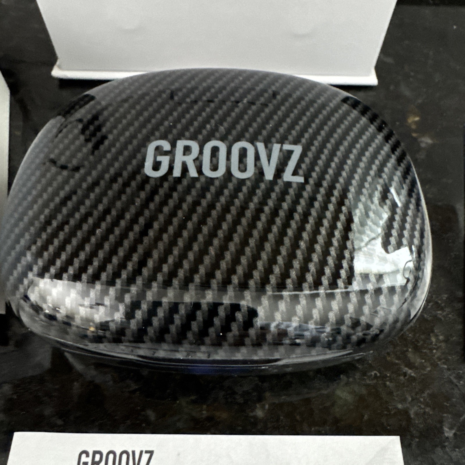 GROOVZ PLUS OPEN EAR HEADPHONES BLACK GRAPHITE WITH CHARGING CASE