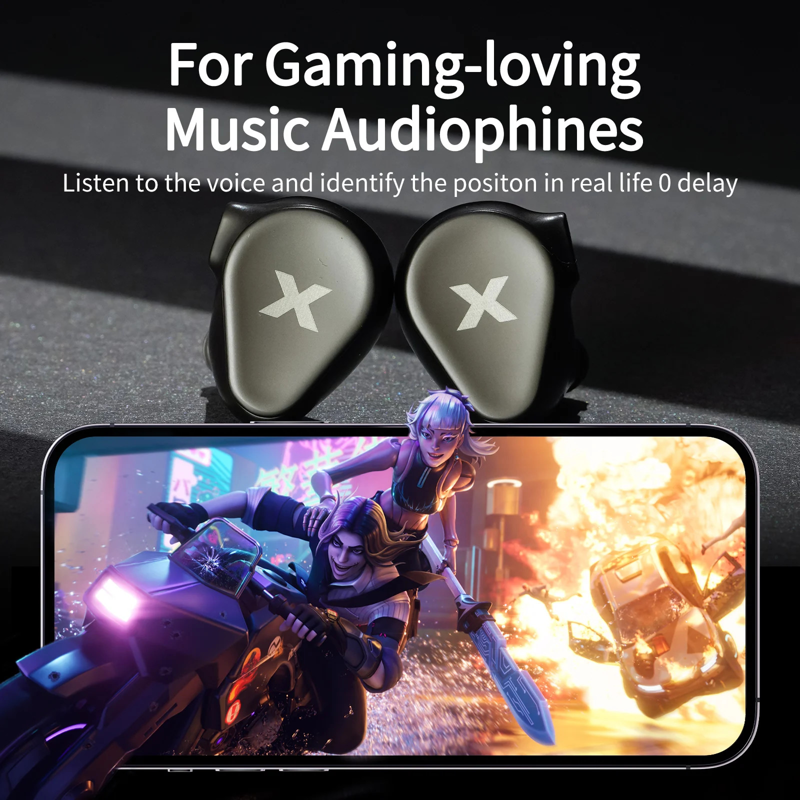 DUNU Titan X HiFi IEM Earphones Dual Magnetic Driver Metal 3.5mm/USB-C Mic