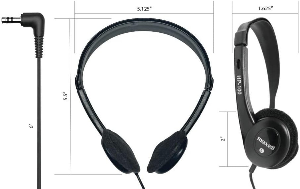 190319 Stereo Headphone, Black (Packaging May Vary)