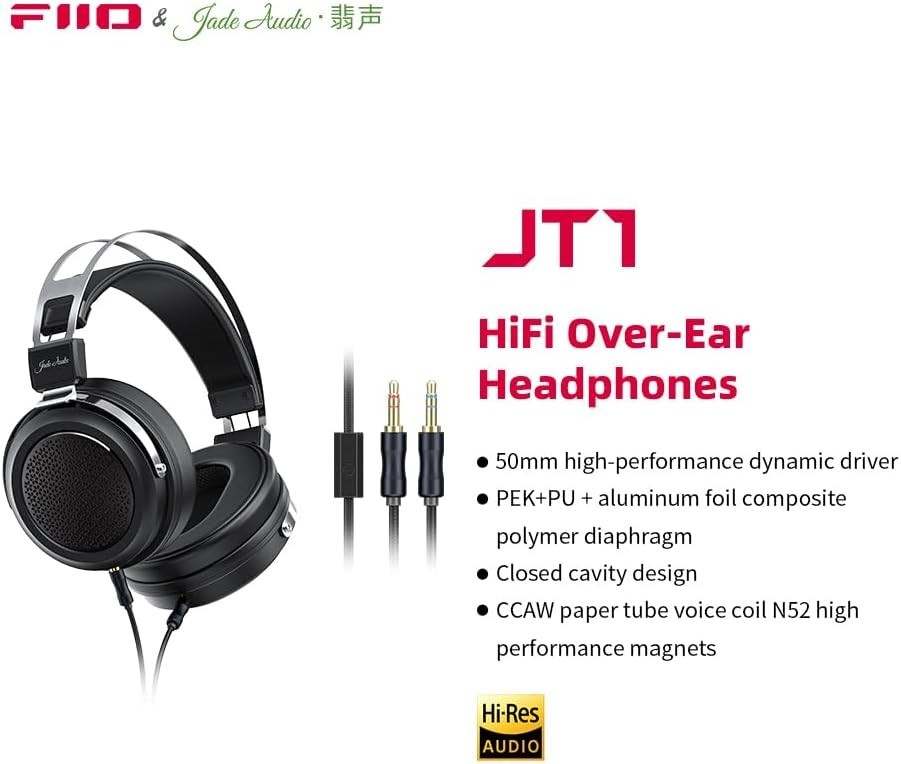 Hi-Fi Recording Headphones with Detachable Cable