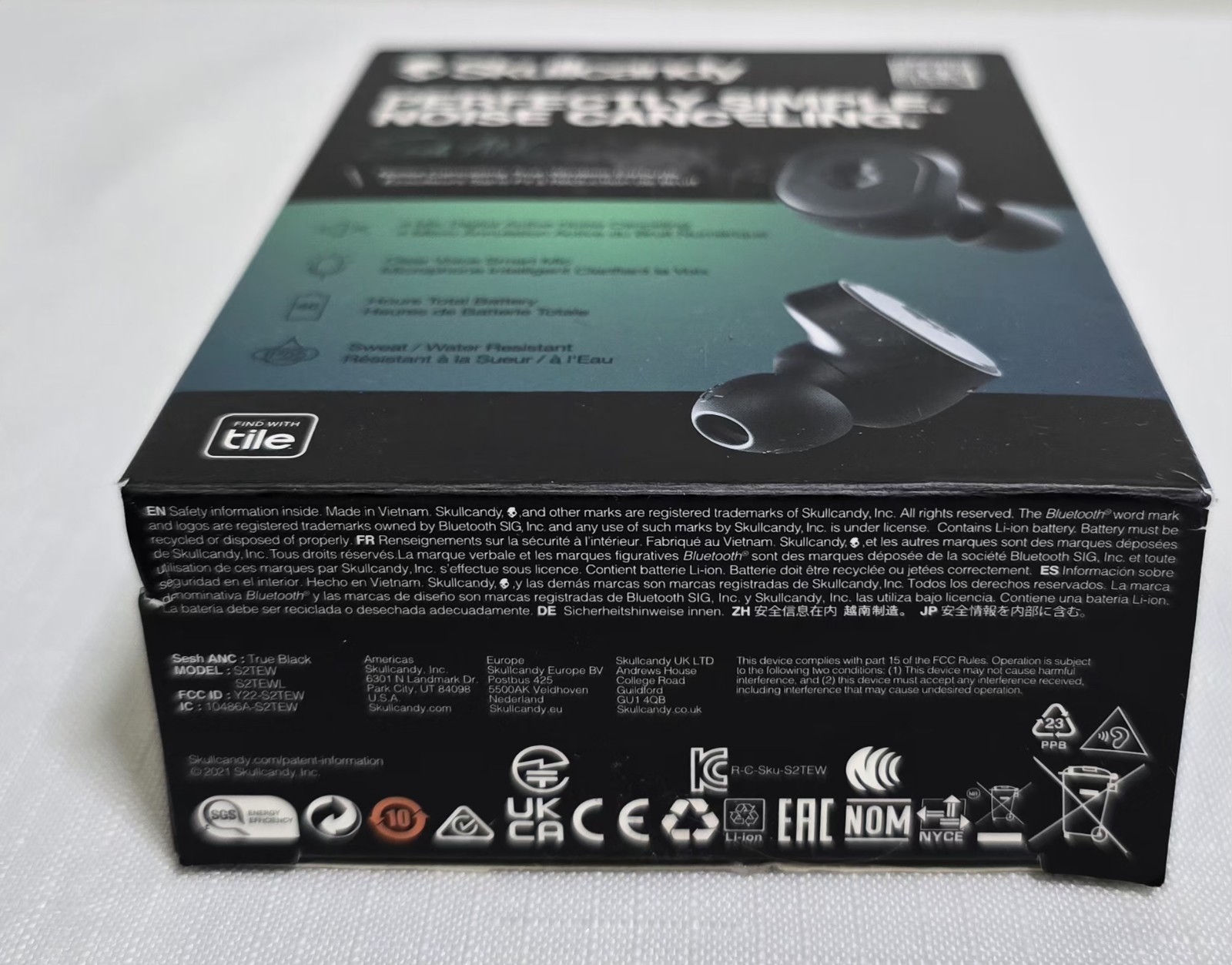 Skullcandy Sesh ANC M# S2TEW-P740 True Wireless,Noise Canceling New Sealed Black