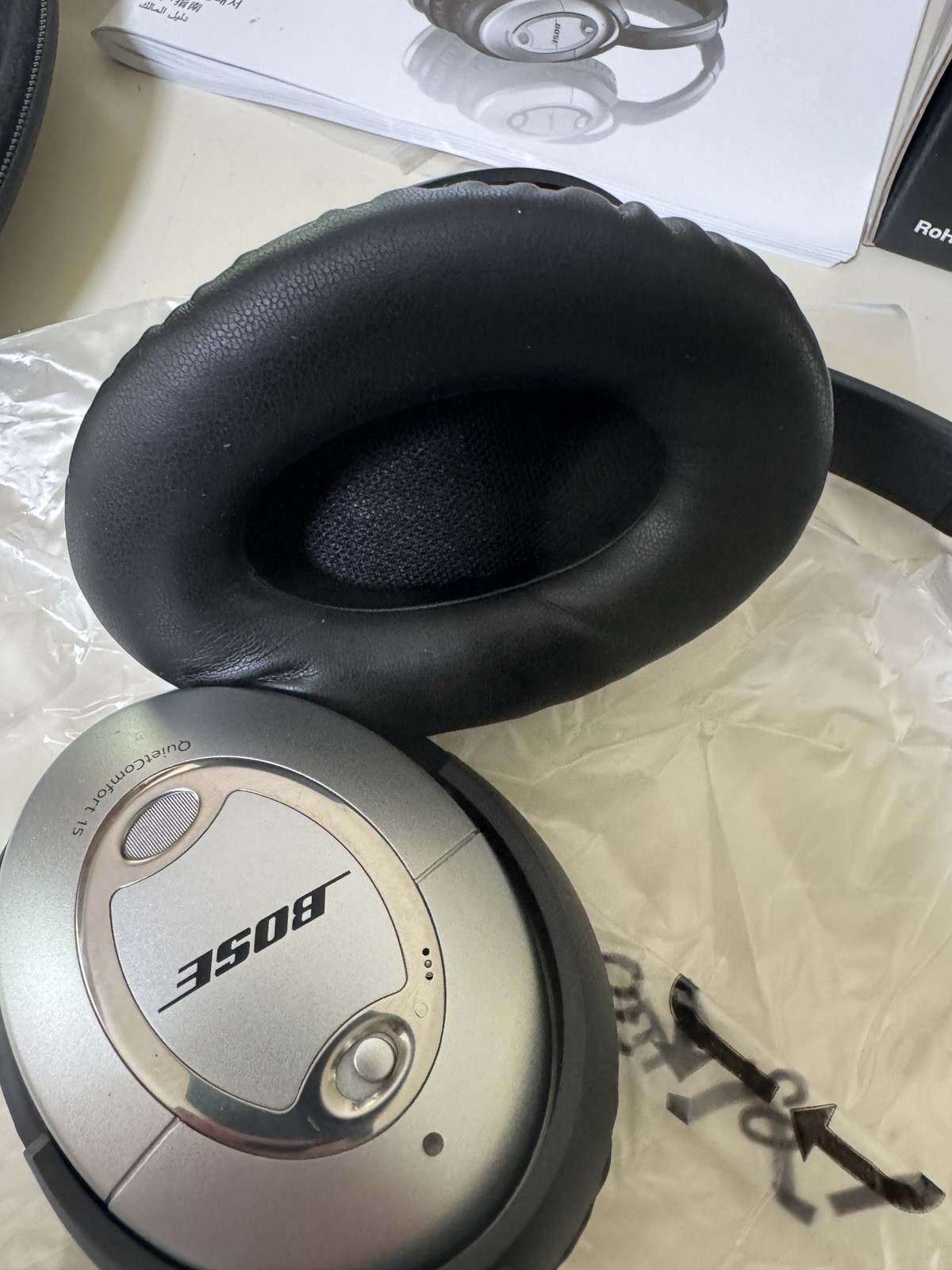 Bose QuietComfort 15 Qc15 Noise Cancelling Headphones EXCELLENT SHIPS SAME DAY