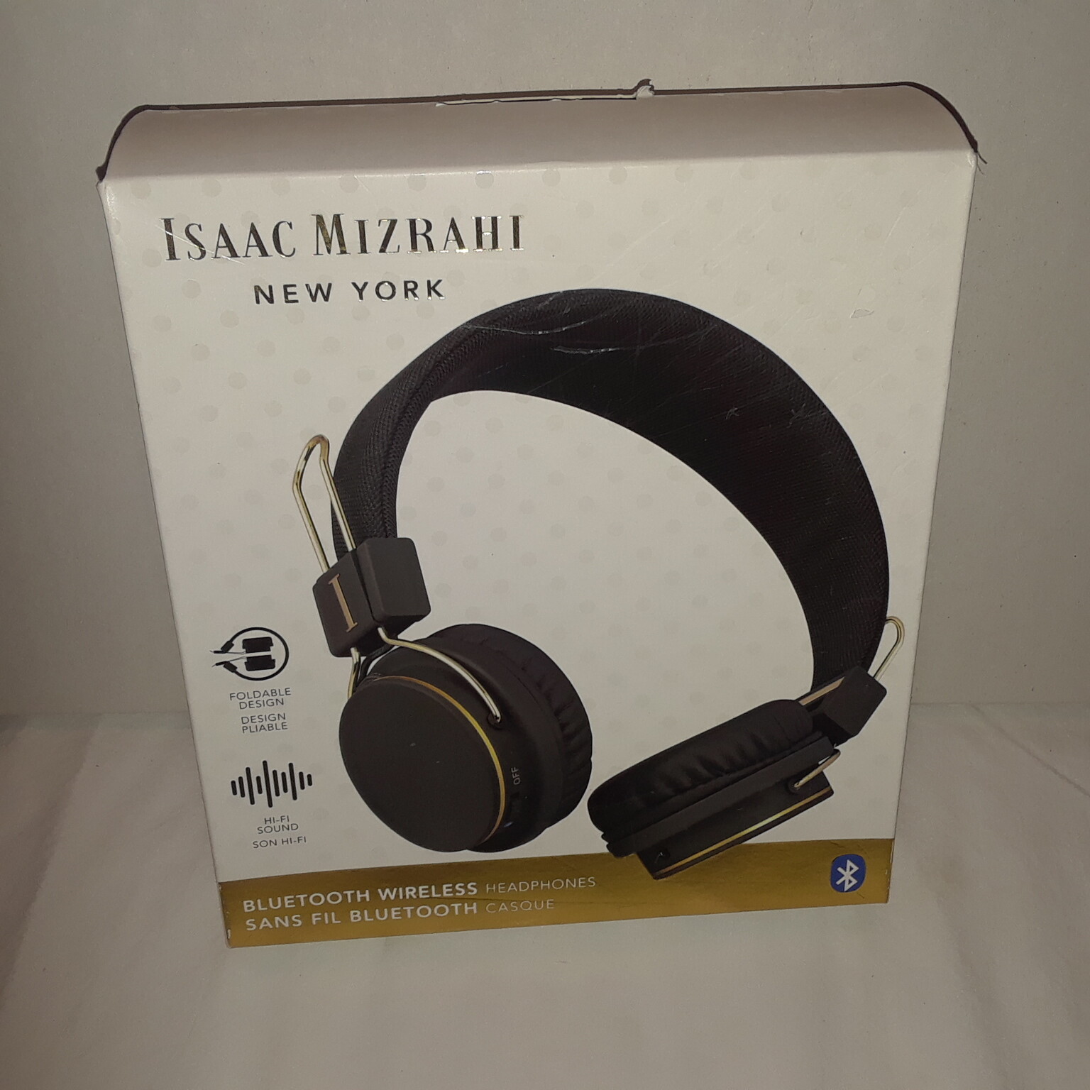 Isaac Mizrahi Fabric Bluetooth Wireless Headphones IMT-T208