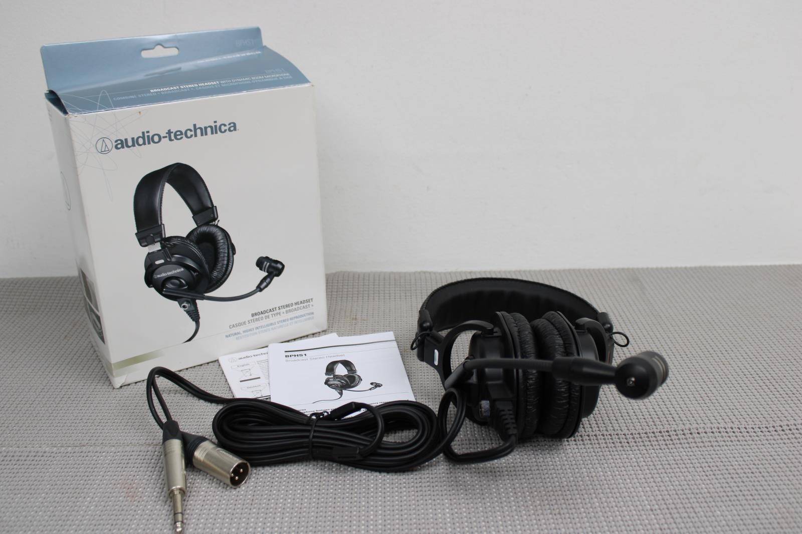 Audio-Technica BPHS1 Broadcast Stereo Headset w/ Dynamic Cardioid Boom Mic