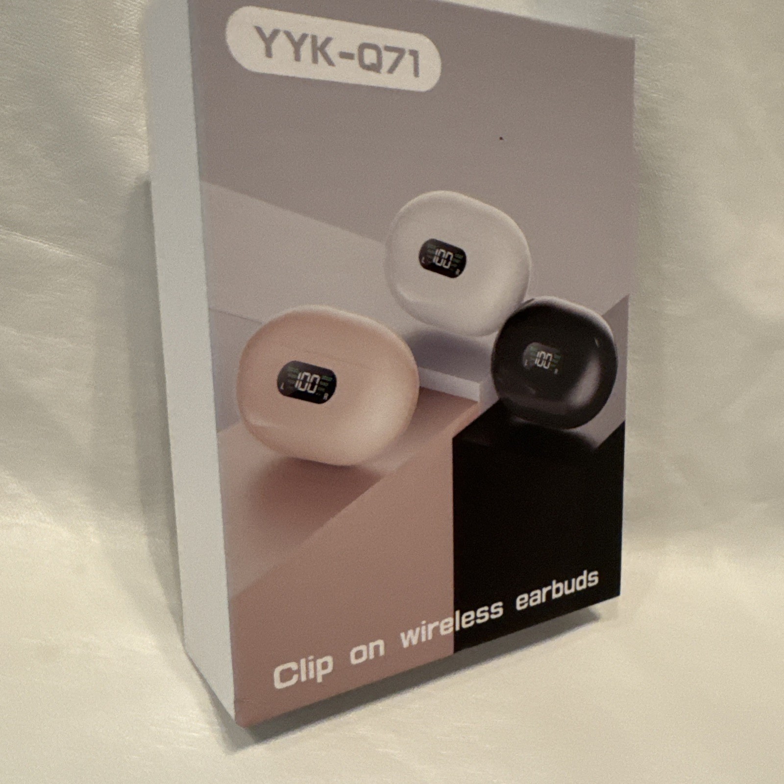 Open ear clip Bone conduction Headphones Bluetooth 5.3 wireless Clip on EarBuds,