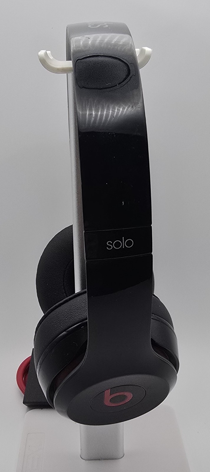 Beats Solo2 Wired B0518 Gloss Black On-Ear Headphones w/ Case New Cable Tested