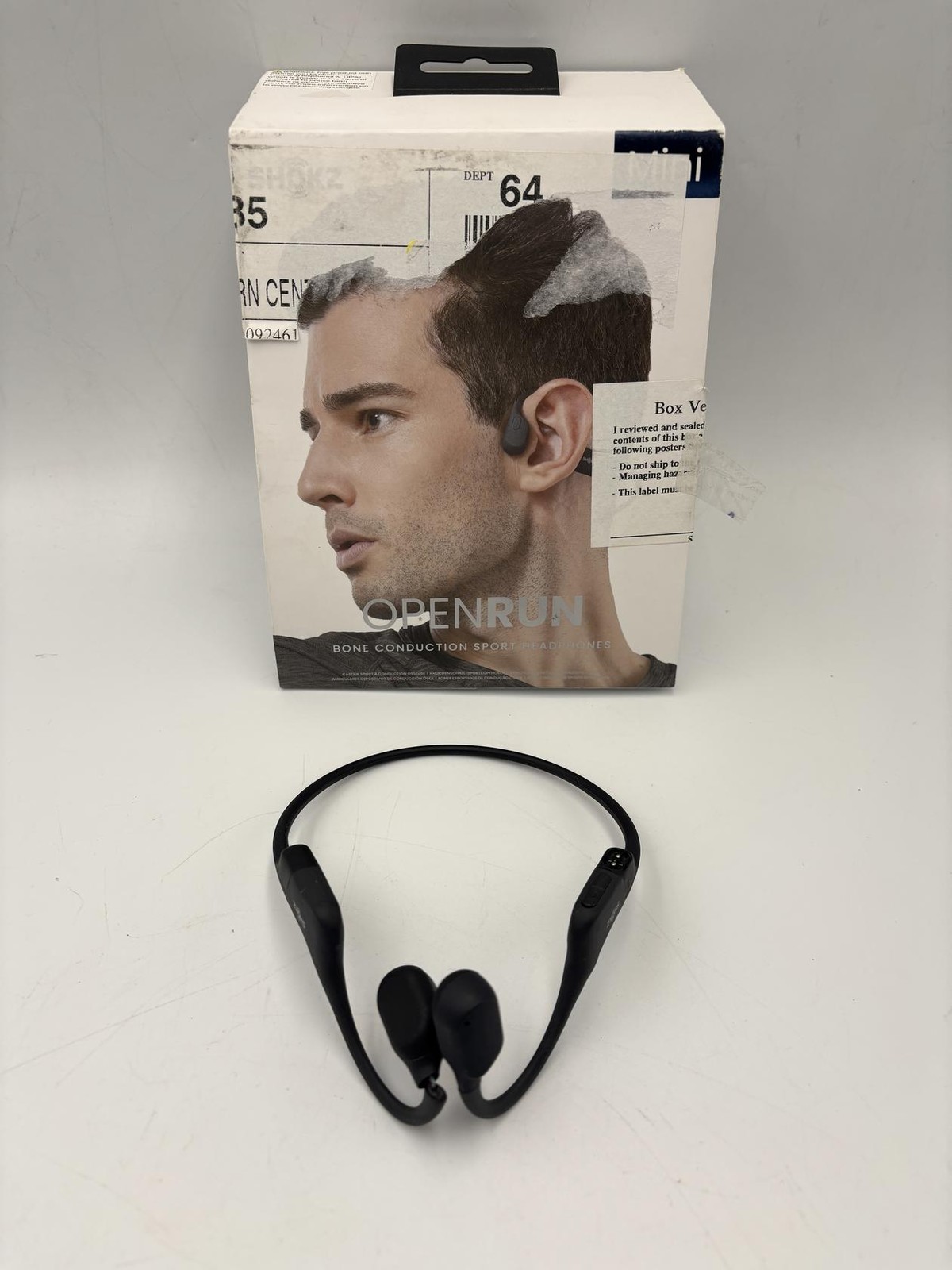 SHOKZ OpenRun Bluetooth Bone Conduction Running Headphones(read)