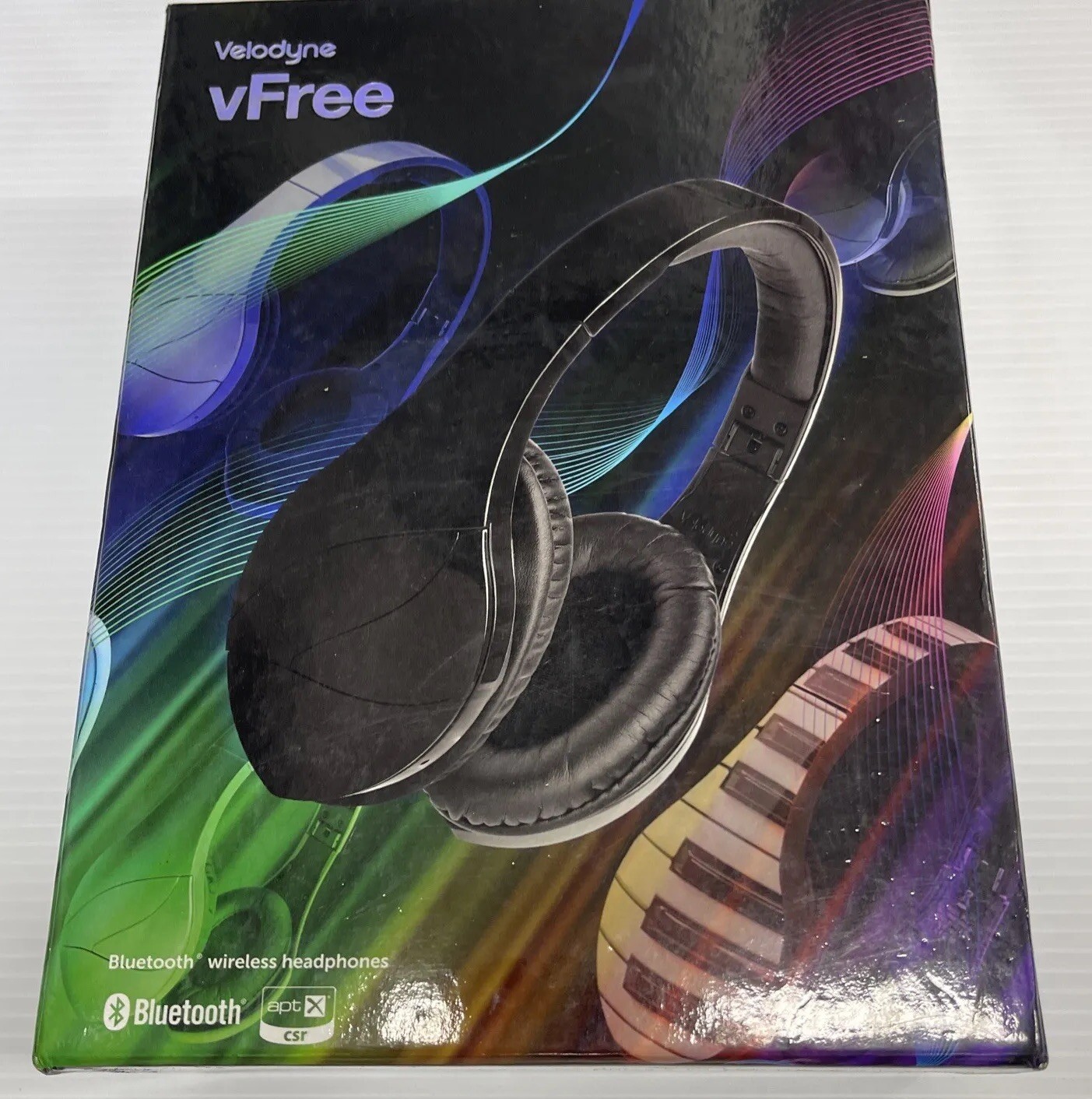 Velodyne vFree Bluetooth Wireless Stereo Headphone with Built-in Mic