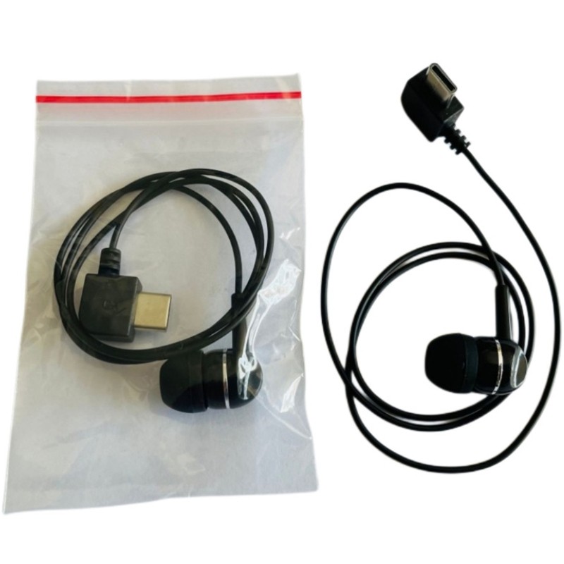 Type C Single Earphone In Line Control Noise Isolation Lightweight Design