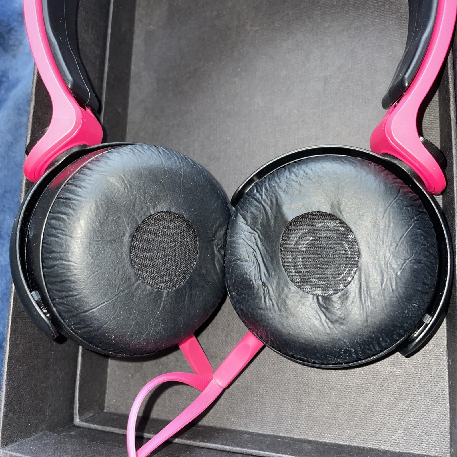 Sony Headband Headphones Black/Hot Pink MDR-XB400