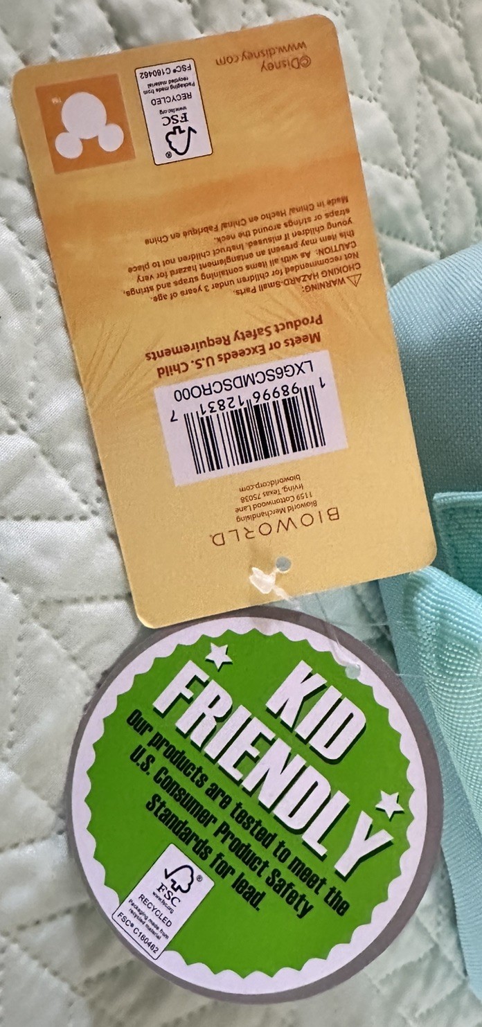 heyday™ Wired On-Ear Headphones Blue bundled with Stitch Aloha lunch box NEW NWT