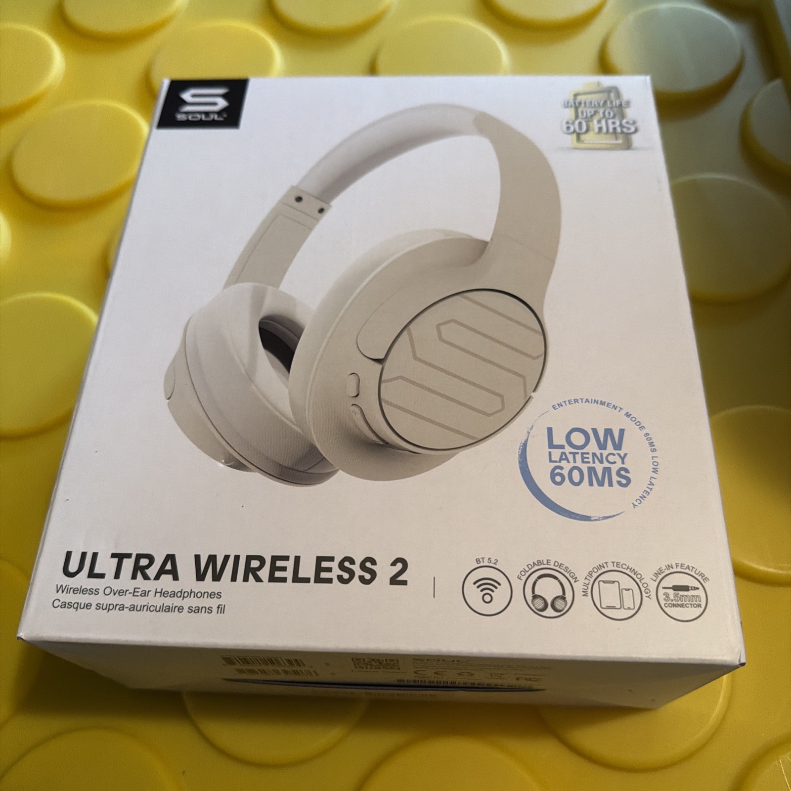 SOUL UW-SU76 Wireless Headphones ULTRA WIRELESS 2 Bluetooth Compatible