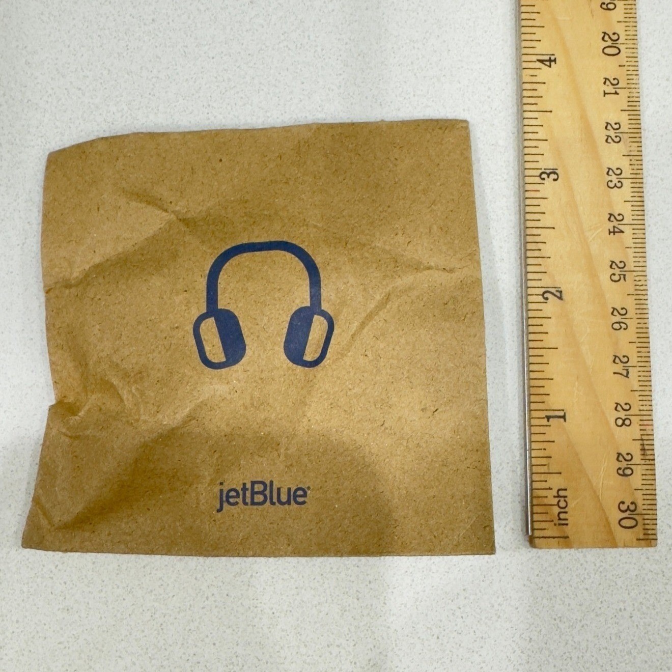 JetBlue Airline In-Flight Wired Headphones Earbuds New Sealed Travel Accessory