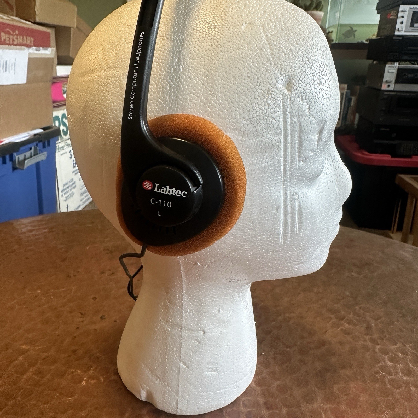 Labtec C-110 Deluxe Stereo Headset Vintage