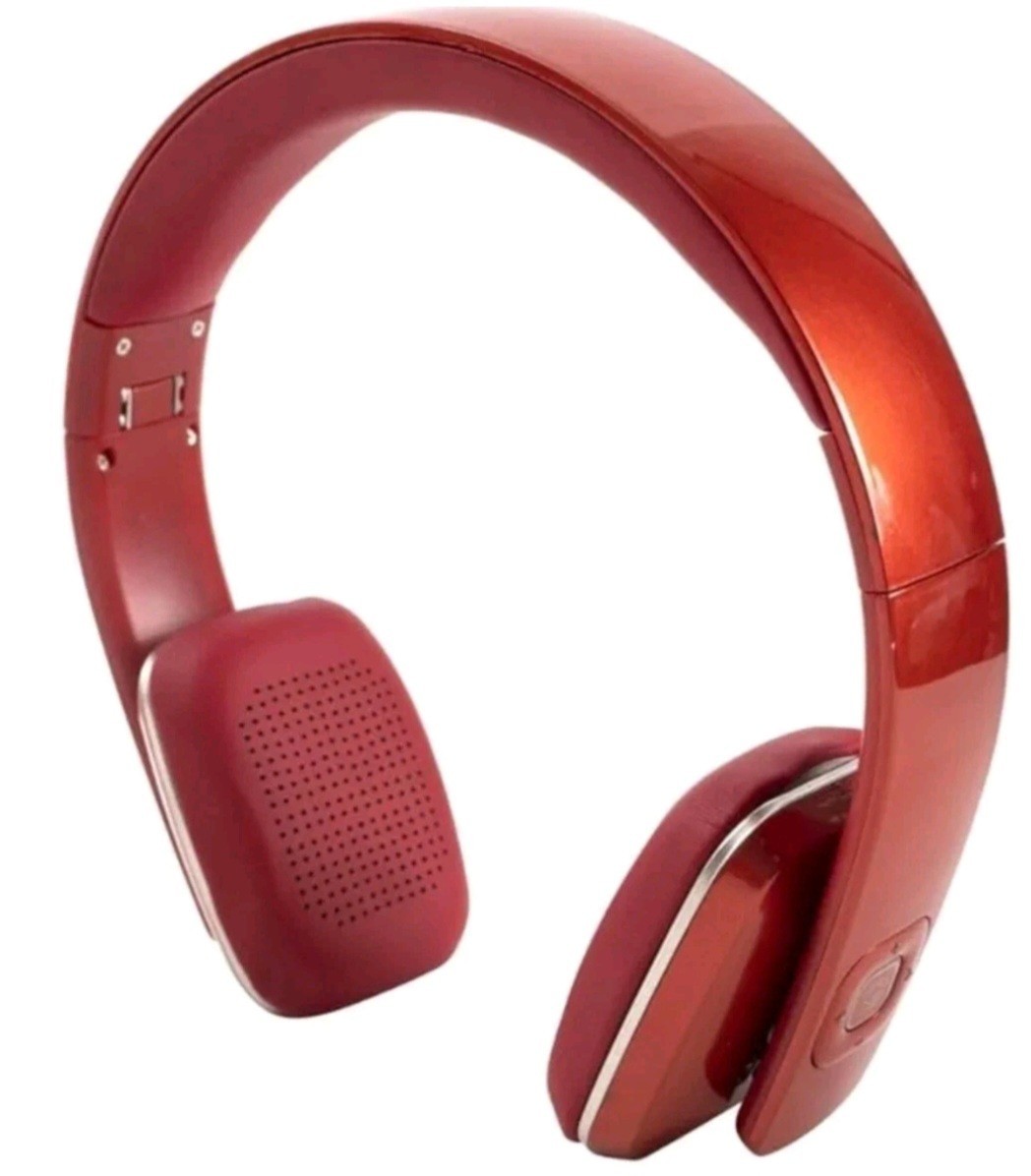 AiPro-200 Plus Dual Bluetooth Stereo Headphones Red Wireless headset Premium