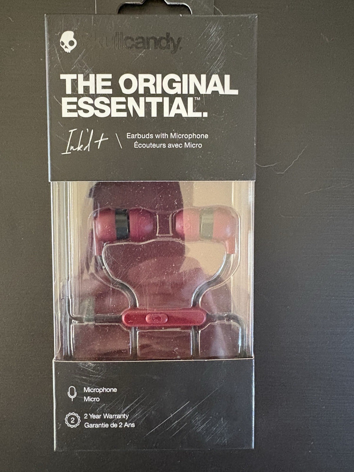Skullcandy Ink’d Plus In Ear Earbuds With Mic and Track Control Fast Ship