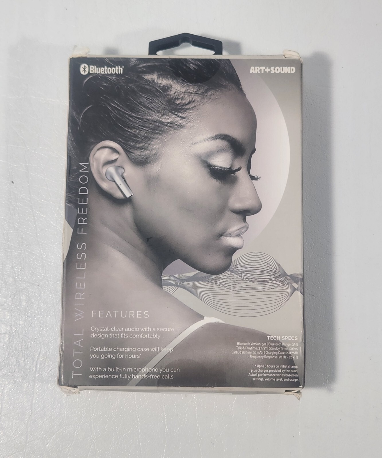 Art + Sound Bluetooth True Wireless Pro EarBuds Silver Color 8 hrs Playtime
