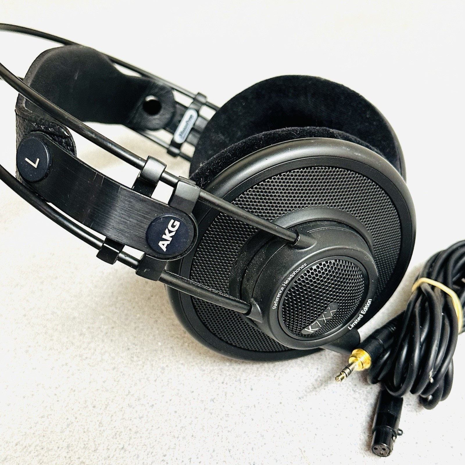 AKG K7XX Limited Edition Reference Headphones Black Detachable Cable Tested