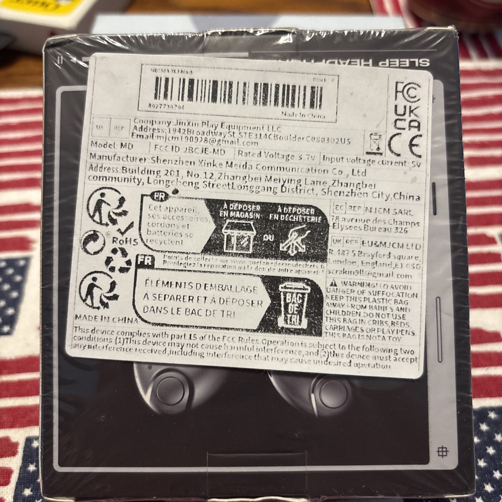 Smart Headphones – Sleep Headphones sealed box