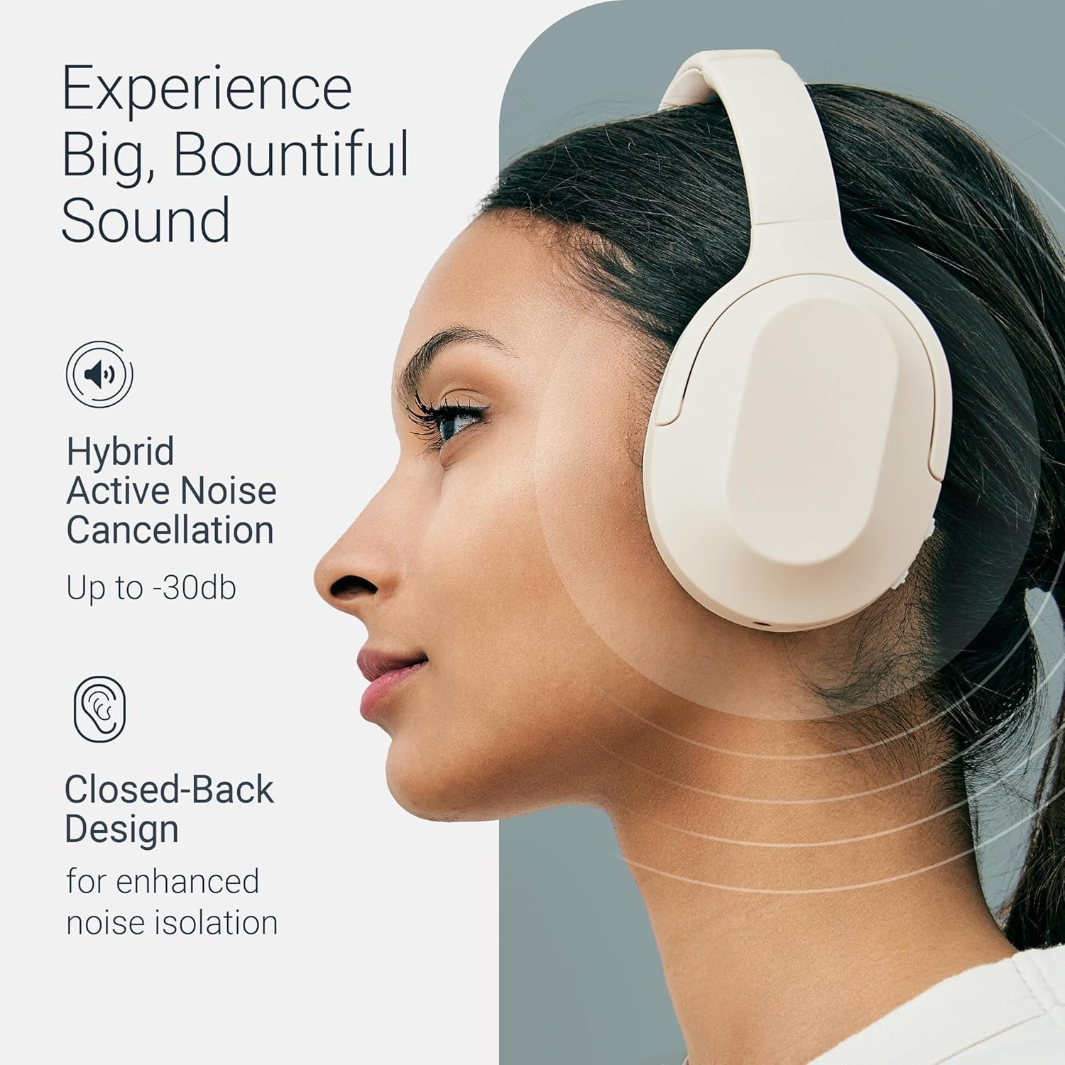 Status Core ANC Active Noise Cancelling Wireless Bluetooth Headphones – Over-Ear