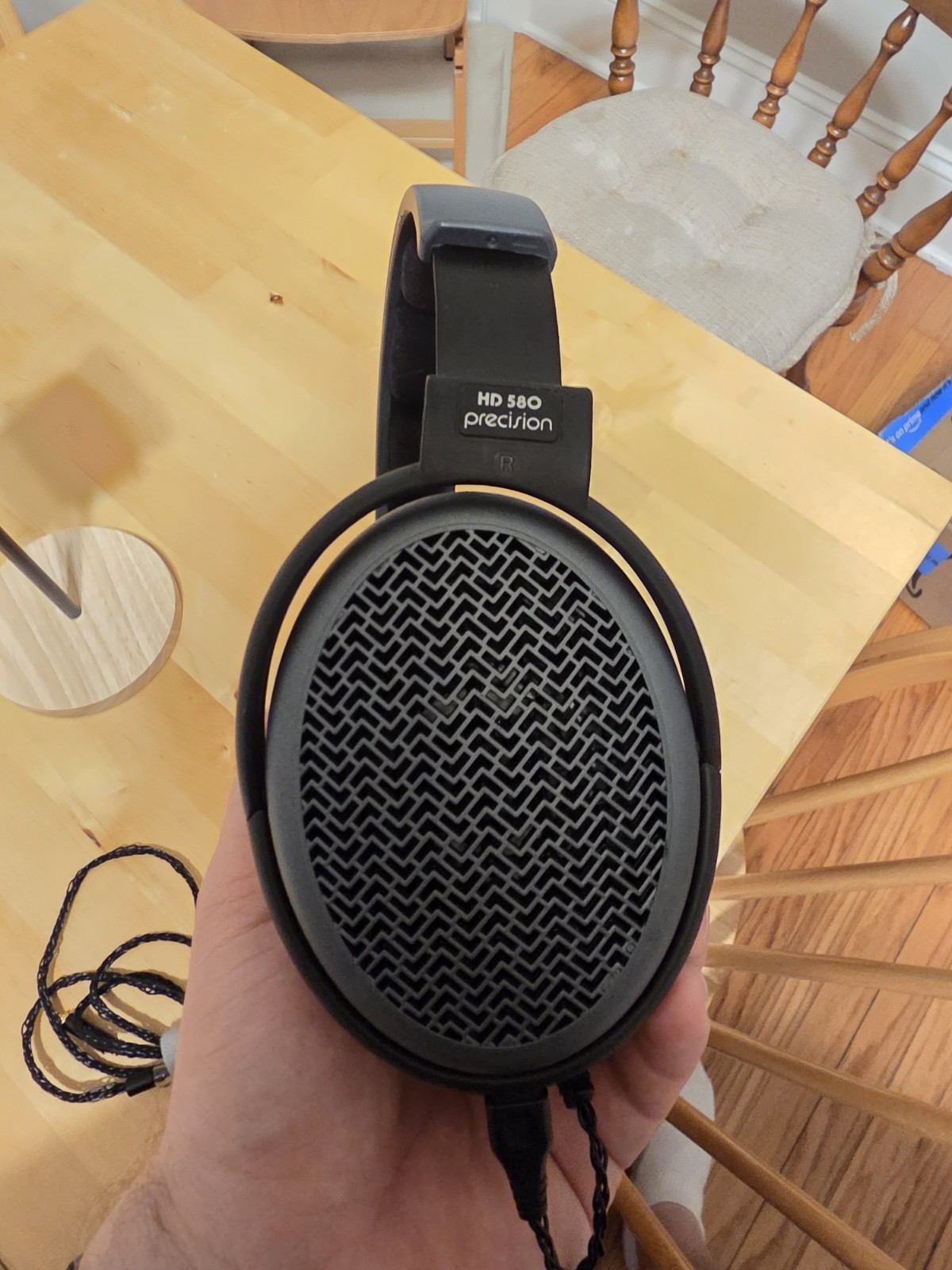 Sennheiser HD 580 Precision HiFi Open Back Wired Headphones, Adjustable Headband