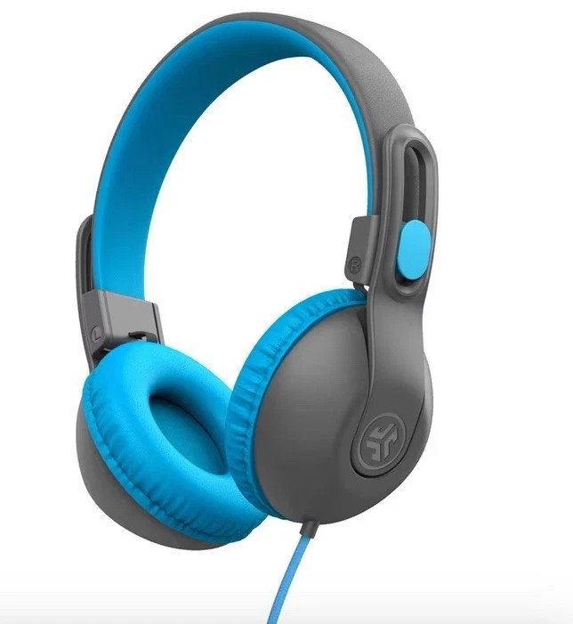 JBuddies Studio 2 Wired Kids Headphones – Gray/Blue – New
