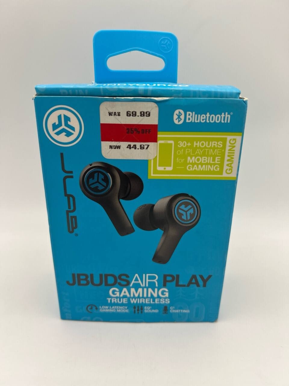 JLab JBuds Air Play Gaming True Wireless Earbuds 30+ Hours Bluetooth 5.0 Black