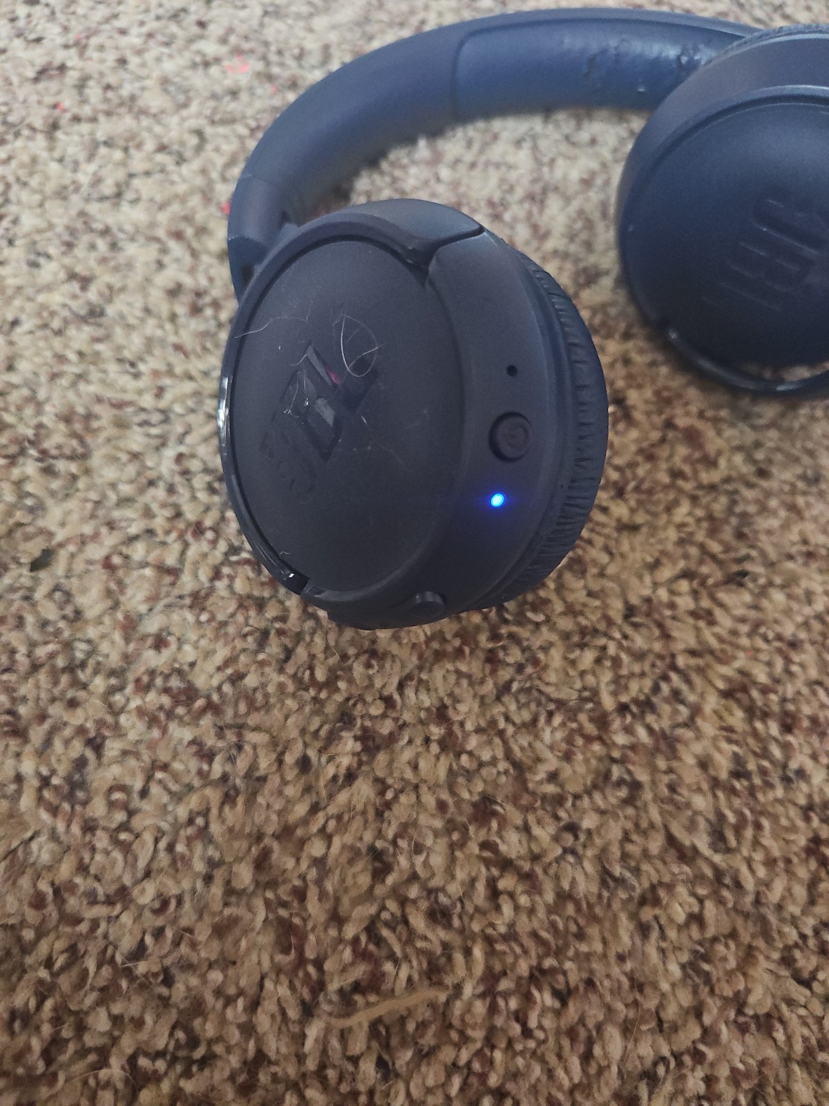 JBL T510BT Wireless Over-Ear Headphones – Navy Blue
