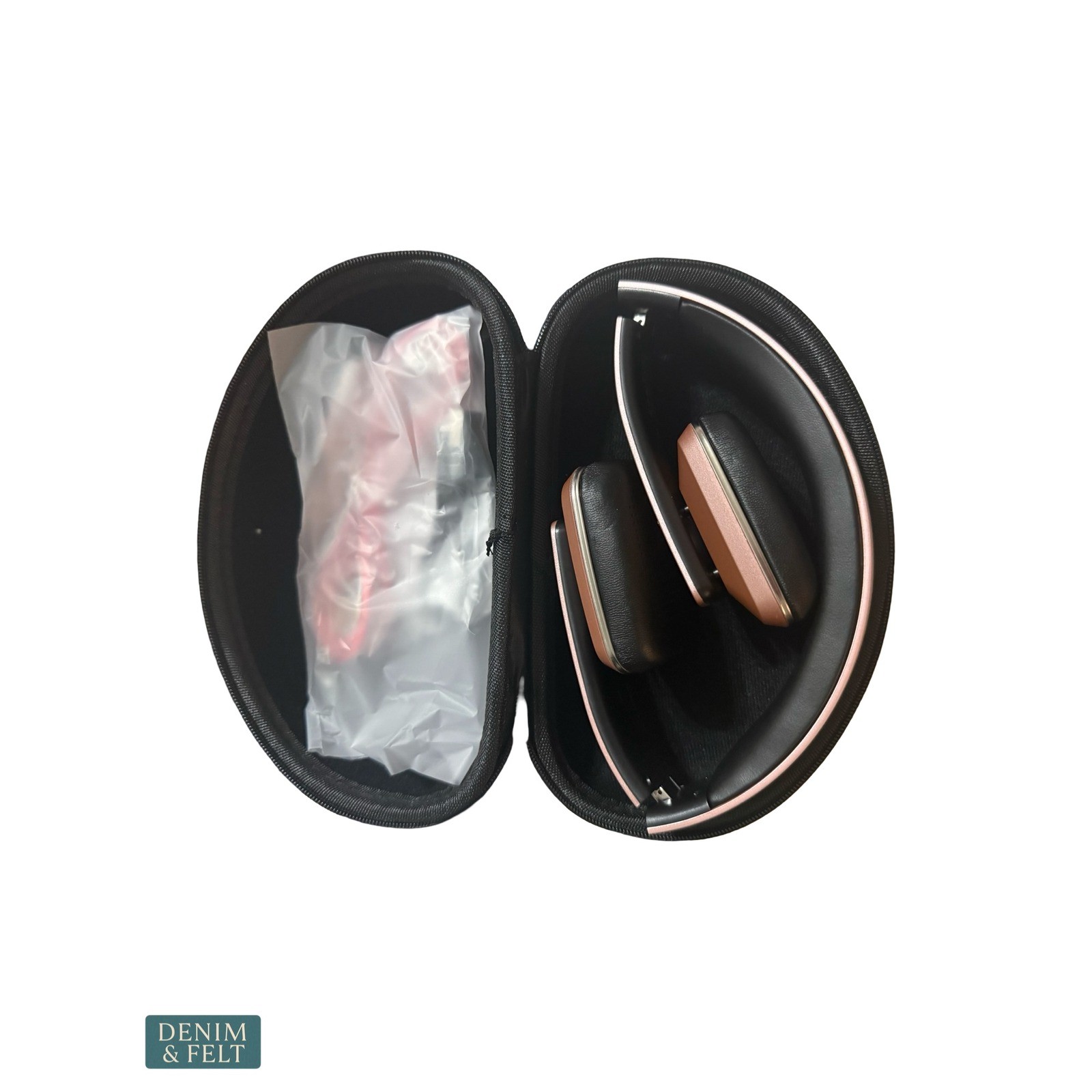 NEW Apex Pro Wireless Bluetooth Noise Cancelling Foldable Headphones Rose Gold