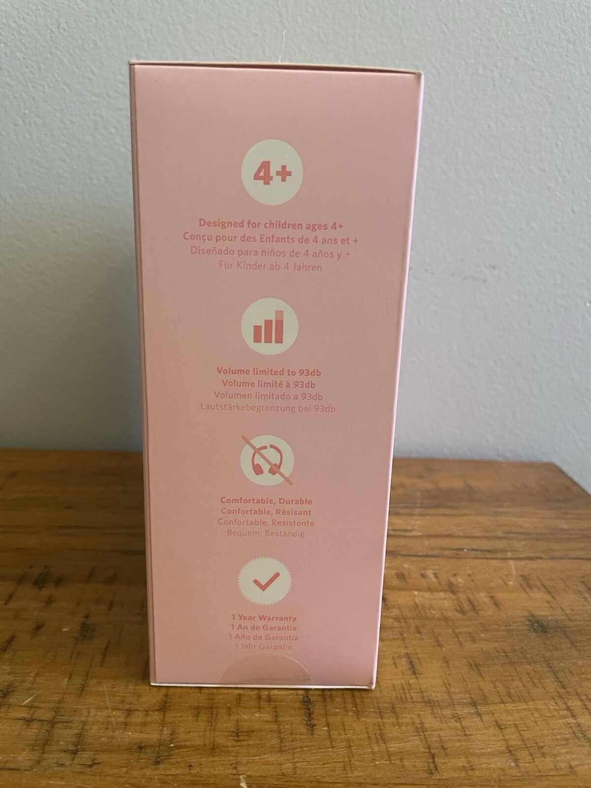 Lilgadgets Untangled Pro Wireless Bluetooth Headphones Pink Toddlers Children