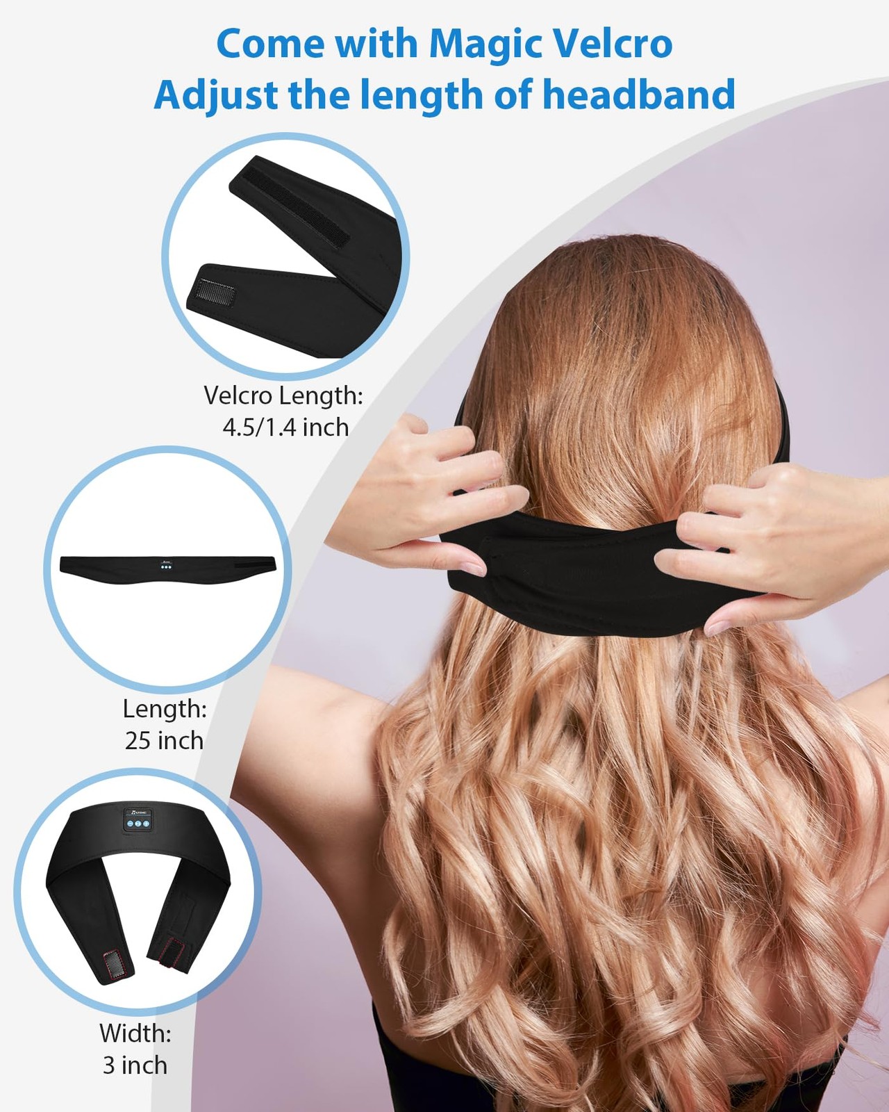 ZRUHIG 2-Pack Adjustable Headband Headphones, 2 Count (Pack of 1), Black&Grey