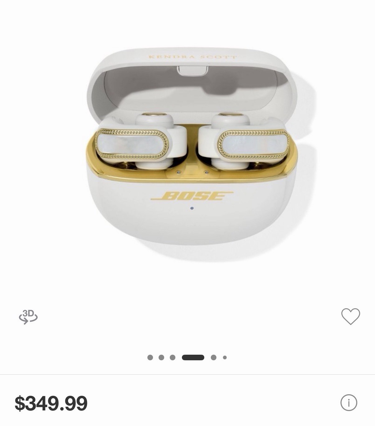 NEW&SEALED Bose x Kendra Scott Ultra Open Earbuds Perl