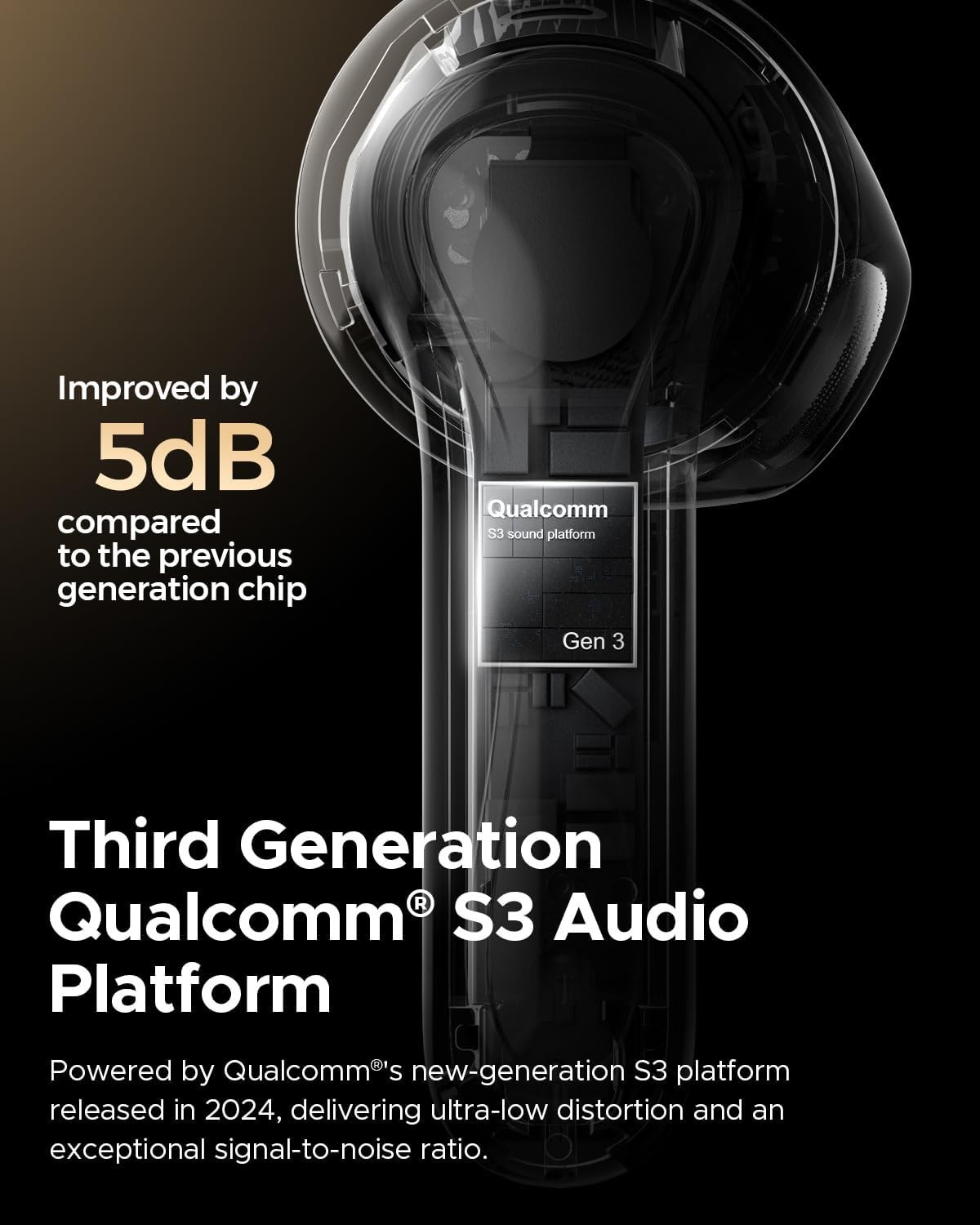 New SoundPEATS Air5 Wireless Earbuds, Bluetooth 5.4 Headphones, 30h Playtime
