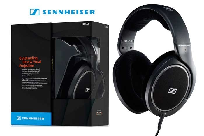 SENNHEISER HD558 Wired Over-Ear Headphone – Black NEW In BOX!