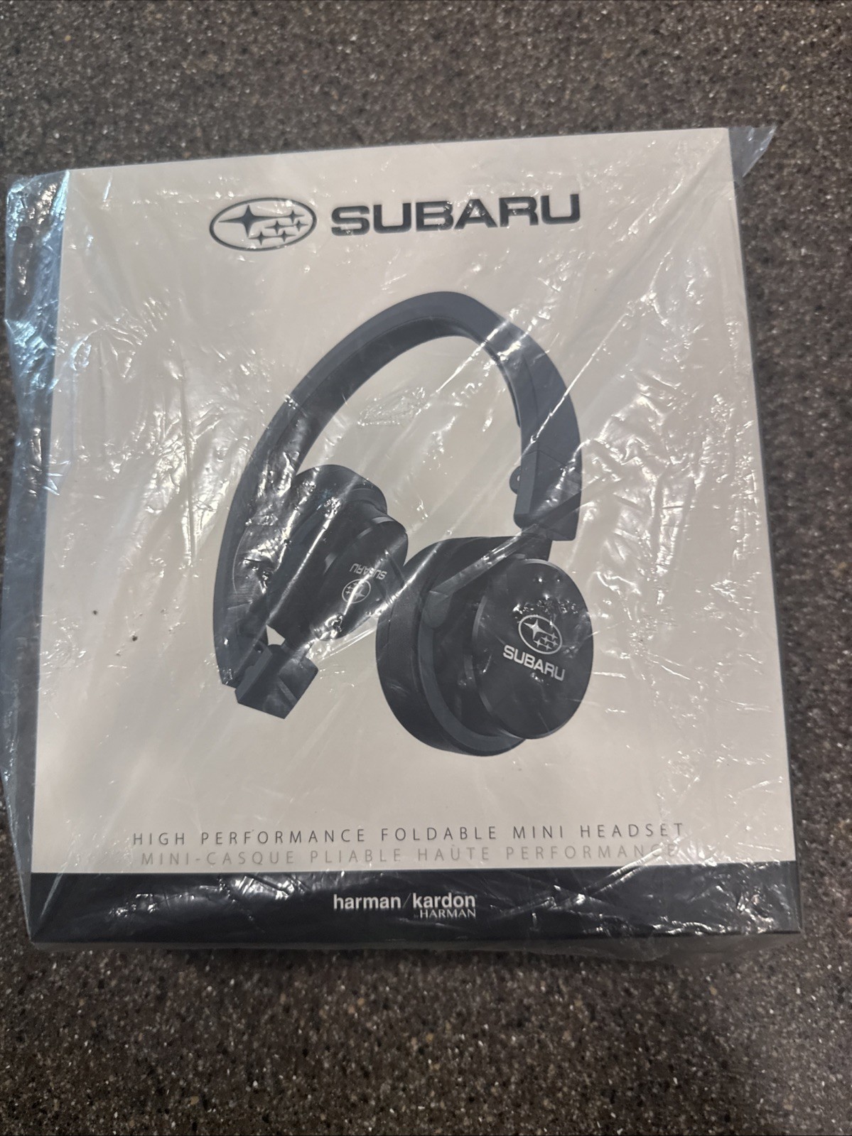 Subaru Harman Kardon High Performance Foldable Mini Headset New Open Box Sealed