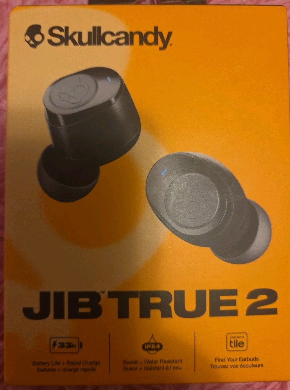 Skullcandy Jib True 2 Wireless Bluetooth Earbuds Chose Either Black Or Gray NIB