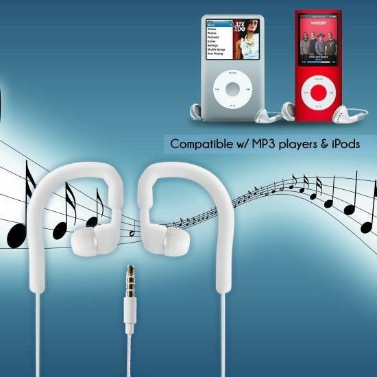 InEar Earbud White Jack Waterproof Marine Pyle Stereo Earphones/Earbuds PWPE10W