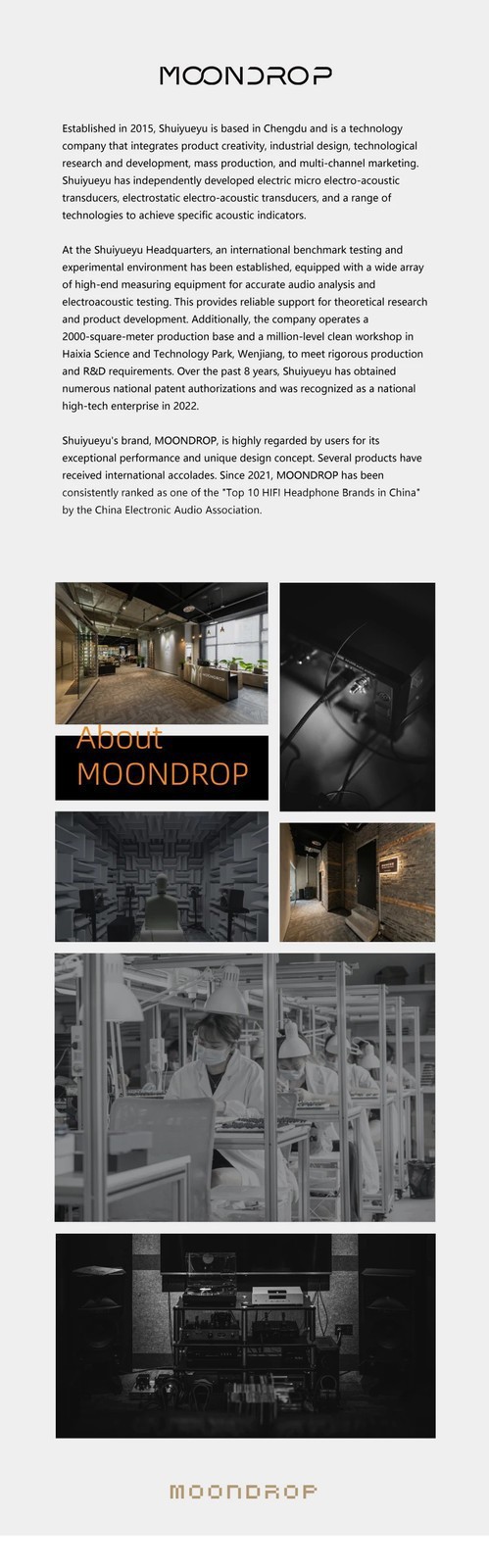 MOONDROP LAN II Earphones High Fidelity In Ear Wired HIFI Glass Diaphragm New