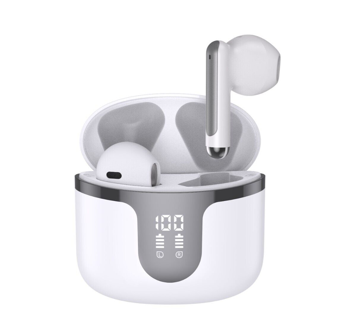 Bluetooth Headset 5.0 True Wireless Earbuds Headphones Sport Ear Hook Power Bank