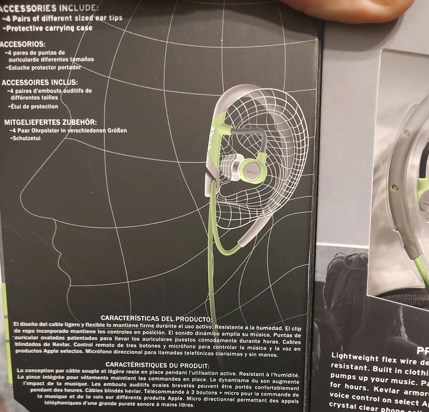 Klipsch Image A5i Sport In-Ear Headphones Green- New in Box